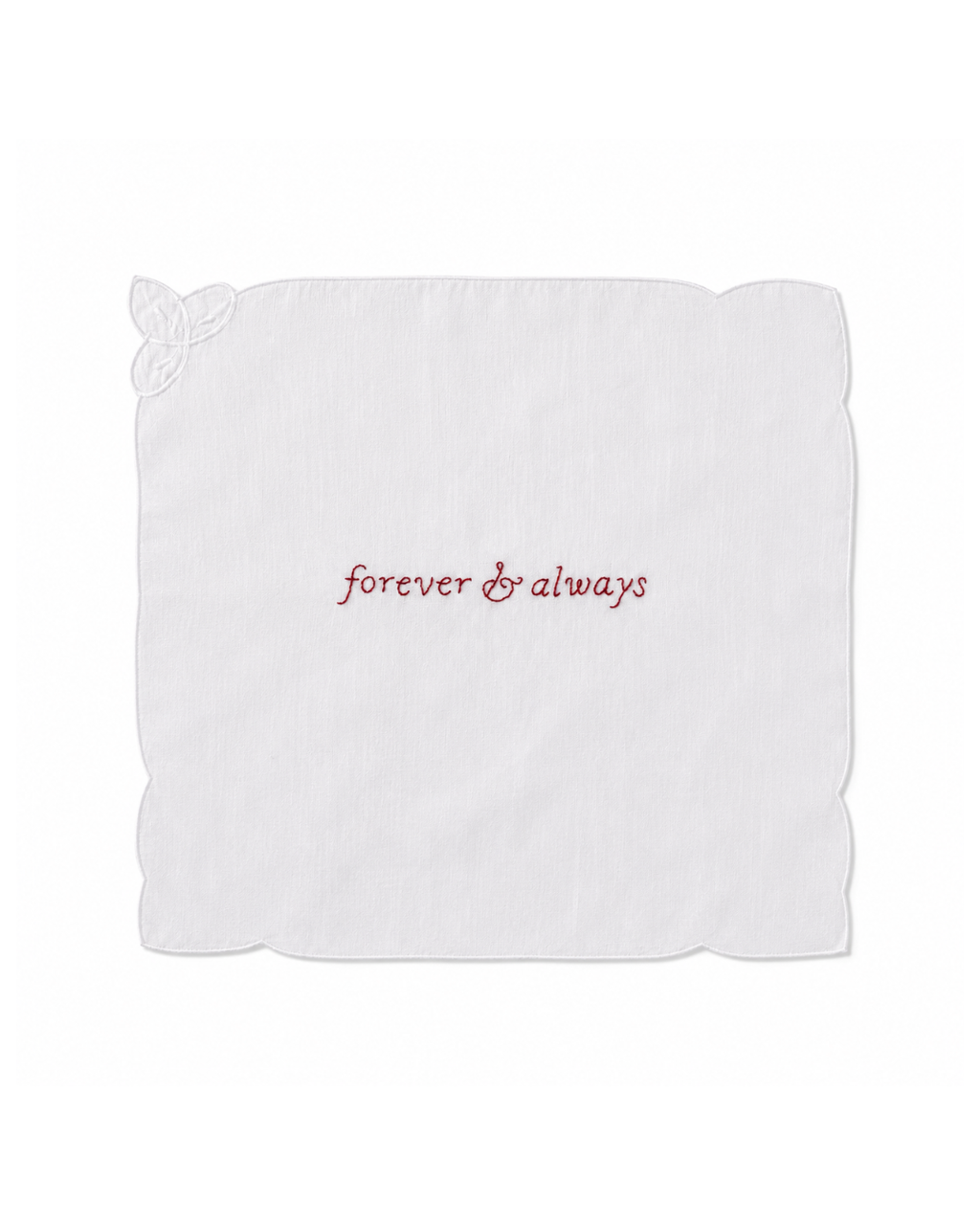 Lniana chusteczka - forever & always